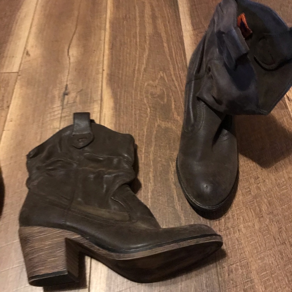 Rocket dog boots with heel